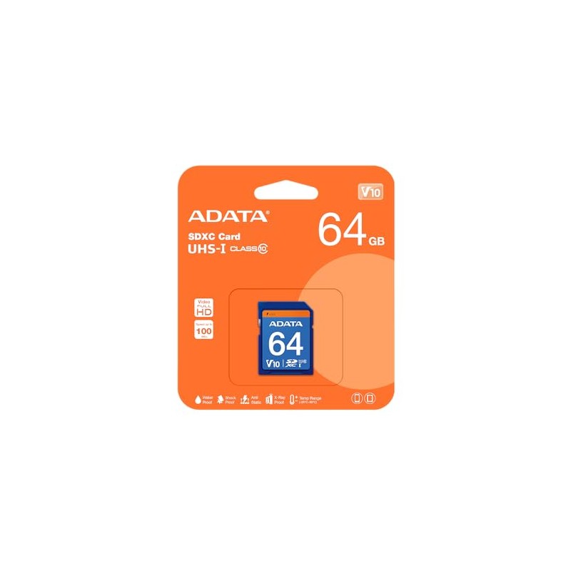 ADATA 64 GB Tarjeta de Memoria Micro SDXC Color Azul
