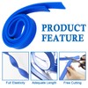 Squeegee Replacement Rubber Strip,Window Cleaning Squeegee Replacement Rubber,105cm/41inch,Blue,1 Pcs
