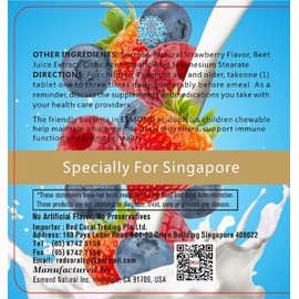 (3 Pack) Esmond Natural: Acidophilus Children Chewable (9A American Standard), GMP, Natural Product Assn Certified, Made in USA - 1000mg, 270 Tablets