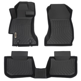 orealtrend Car Mats Replacement for Floor Liners Subaru WRX/WRX STI 2015-2021 Heavy Duty All Weather Guard Black Front and Rear Car Carpet-Custom Fit-Tough Odorless