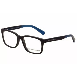 AX Armani Exchange 0A|X Armani Exchange AX3029 Eyeglass Frames 8183-54 - Matte Blue