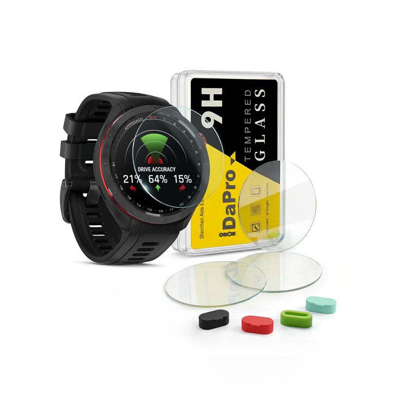 iDaPro [4+4 Pack] Screen Protector for Garmin Approach S70 47mm