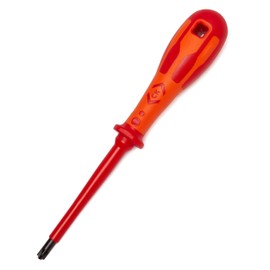 C.K Dextro VDE Modulo Electrical Screwdriver MOD1 x 80mm, PZ/SL Plusminus, Electricians Insulated Terminal MCB Screwdrivers, 10,000v, Precision Grip Tip, Fuse Board Screw Driver, Hand Tools T49145-1
