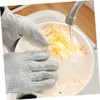KICHOUSE Comfortable Kitchen Washing Gloves Heat Resistant Dishwashing Gloves for