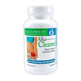 Morter HealthSystem Alka•Cleanse Best Process Alkaline — Herbal Detox Colon Cleanse & Digestive Distress Formula — Psyllium Husk, Probiotics, Enzymes & Herbs (1)