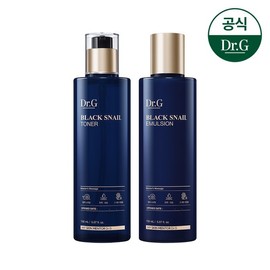Dr.G Black Snail Special Set (Toner 150mL + Emulsion 150mL) + (GIFT) Black Snail 2-Row Sachets / 닥터지 블랙 스네일 스페셜 세트(토너150mL+에멀전 150mL)+(GIFT)블랙스네일 2열 샤쉐