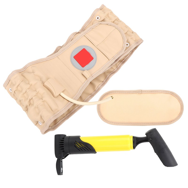 Back Decompression Waist Belt Lumbar Inflatable Traction Belt Air Waist