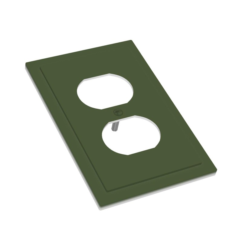 Wmhusu Outlet Covers Olive Green 1 Gang Duplex Light Switch