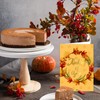 Thanksgiving Cards with Envelopes Gold Foil Fall Wreath Greeting Cards