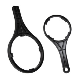 2 in 1 Durable Water Filter Wrench, Big Blue Filter Wrench Replacement for 4.5"x 10", 4.5"x 20"& 2.5"x10" & 2.5"x20" Cartridges, 2 Sizes Water Filter Wrench for Whole House Filter