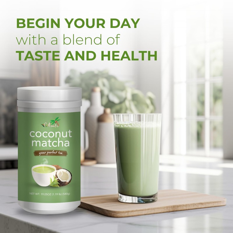 CACafe Coconut Matcha - Creamy & Sweet Japanese Health Drink