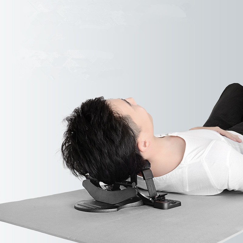 Neck Traction Device 4 Level Adjustable Gentle Stretching Nonslip Cervical