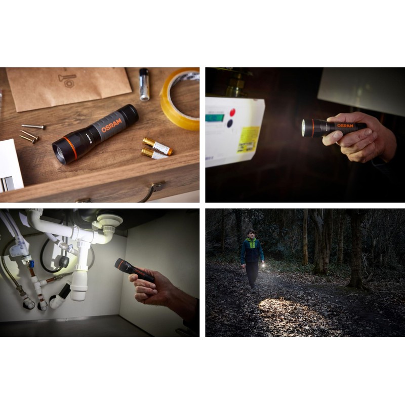 OSRAM LEDinspect TORCH 450 ESSENTIAL, zoom function, 450lm brightness, 6500K,