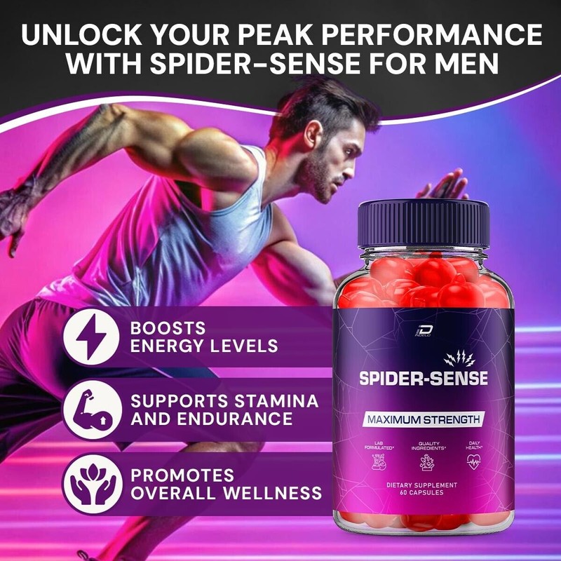 Spider Sense (2 Pack) Spider Sense Gummies for Men –