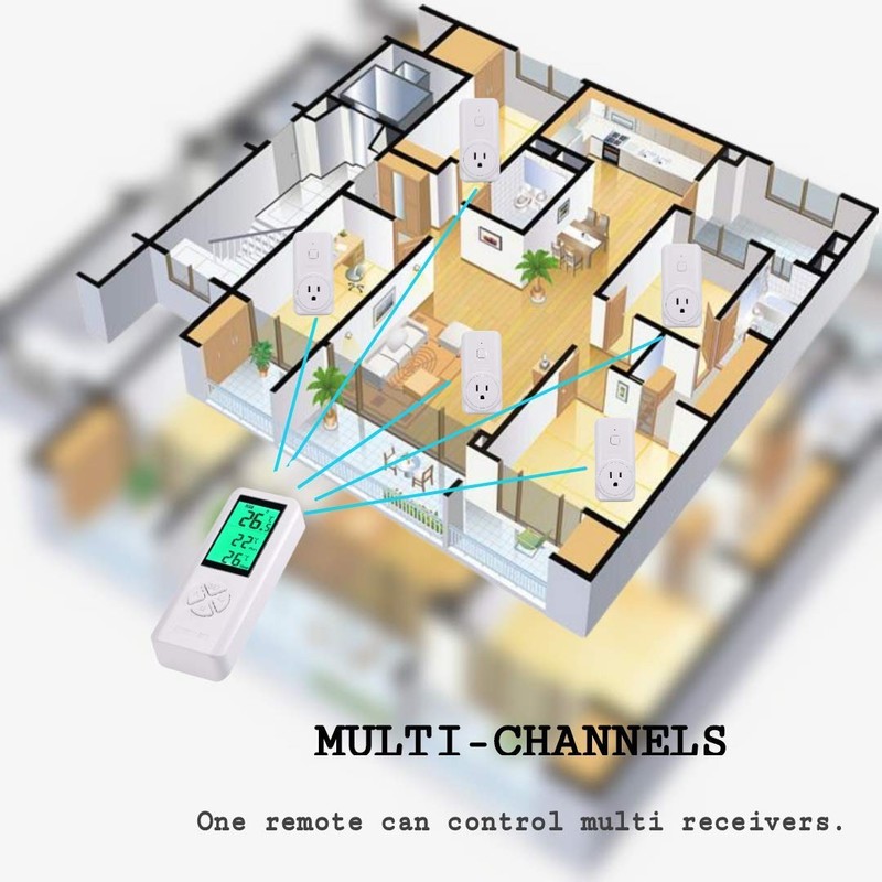 SENSTREE DIGITEN Wireless Temperature Controller, Remote Control Detect Temp, Digital