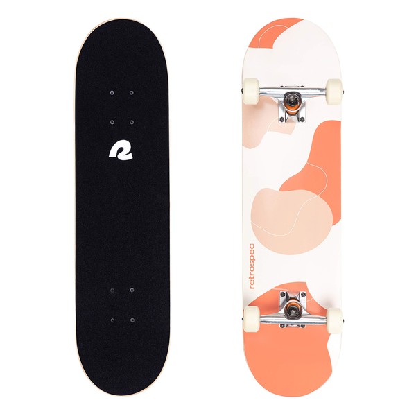Retrospec Alameda Skateboard Complete | Canadian Maple Wood Deck w/