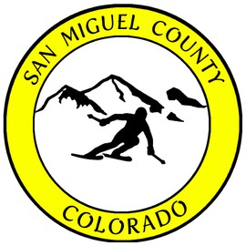 Athena Brands San Miguel County Colorado Extreme Skier - Car Truck Window Bumper Sticker Decal - Neon Yellow