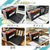 ドキュメントスタンド A4 アコーディオンファイル 大容量 ドキュメントボックス 書類収納ケース 自立式 色別ファイリング 区分けラベル付き 伸縮