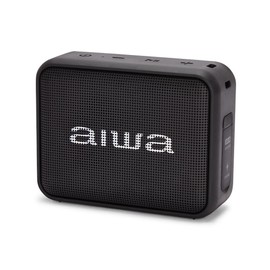 Aiwa BS-200BK True Wireless Stereo Waterproof Portable Wireless Bluetooth Speaker - Black