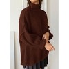 PRETTYGARDEN Womens Oversized Sweaters Fall Outfits 2025 Turtleneck Long Sleeve