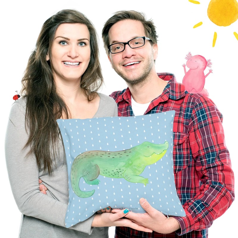 Mr & Mrs Panda Variations 40x40 Cushion Crocodile OT, 40