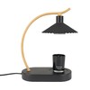 Talisca Candle Warmer Lamp with Remote, Premium Iron & Wood