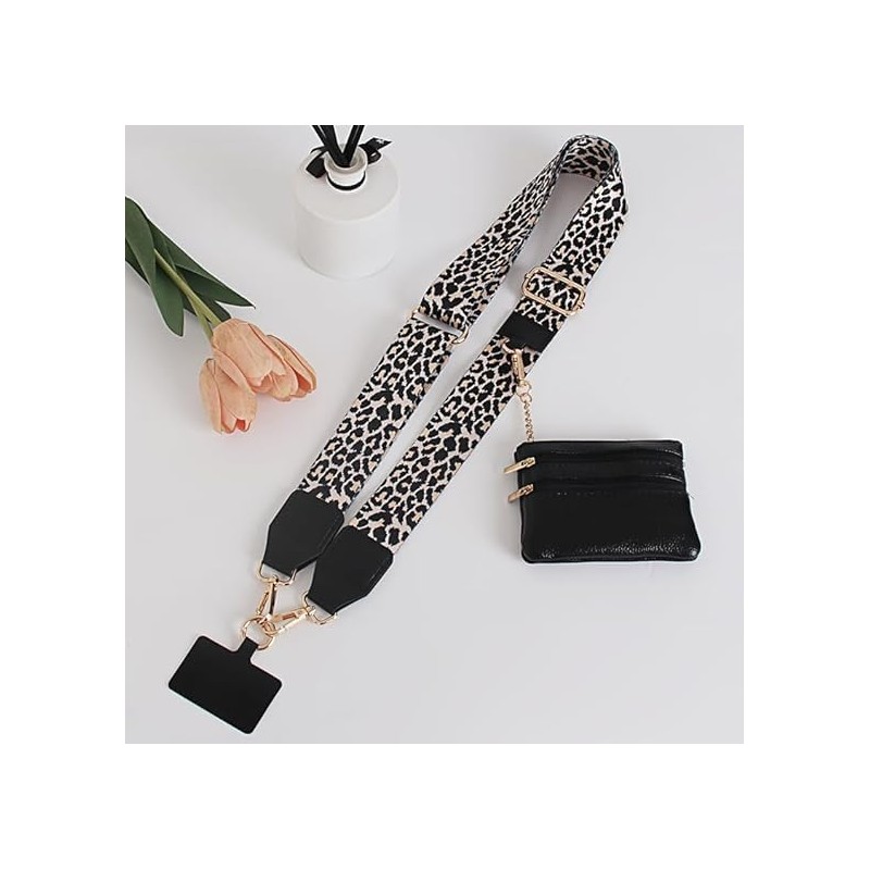 Usinynia Phone Strap with Zippered Pouch Strap for Phone with