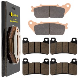 Caltric Front Rear Brake Pads for Honda CB1000R CB 1000R 2011-2016
