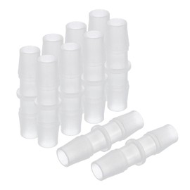 Rebower 10 Pack Plastic Hose Barb to Adapter, 3/8" Barb x 3/8" for Home Gardening, Water Treatment, Hose Quick Connect Fittings