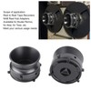 1 Pair NAB Hub Adapters Professional Polished Aluminum Alloy 10