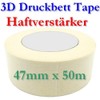 Heat Resistant Printing Bed Tape White 48 mm x 50