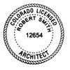Pre Inked Professional Stamp - Engineer/Architect