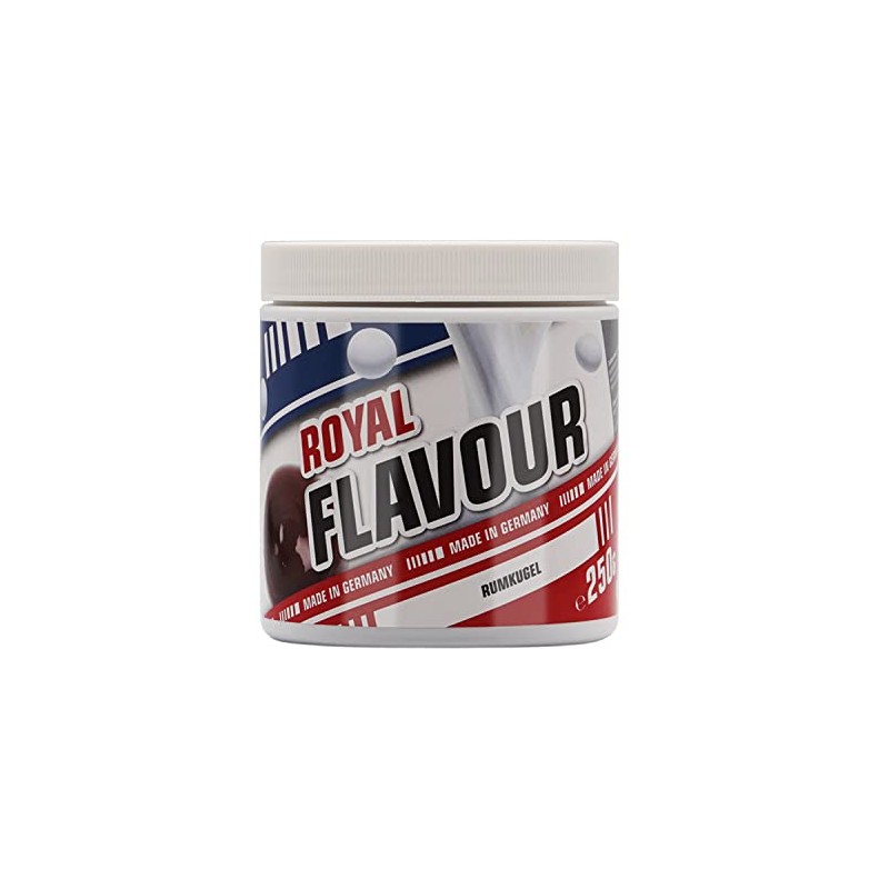 Royal Flavour, Aroma Powder, 250 g Tub, Rum Ball