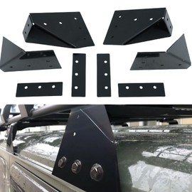 Side Mount Trailer Roof Rack Bracket for Awning, Teardrop, Ladder, Camper, RV, Utility Box, Enclosed Trailer, Custom-Made Heavy-Duty Rack Brackets for Front Runner Rack, Basket Rack, or Rooftop Tent