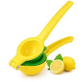 OCHI Heavy Duty Lemon Lime Squeezer – Manual Citrus Juicer Press, No Pulp or Seeds, Premium Metal Handheld Tool, Dishwasher Safe, Ideal for Lemons, Limes & More