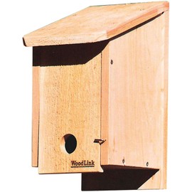 Woodlink Kiln-Dried Cedar Wood Birdhouse Winter Roosting and Shelter Box with Included Screws, Brown (2 Pack)