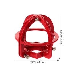 iplusmile Fire Sprinkler Head Cover Protective Guard 3.34X3.34X3.14In for Flush Mount Side Wall Semi-Recessed Sprinklers Fire System Protection