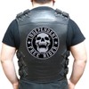 Free Rider Independent Skull Embroidered Iron On Patch Biker Patch