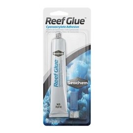 Seachem Reef Glue, 20 Grams, Clear Cyanoacrylate Gel for Coral Mounting and Aquascaping