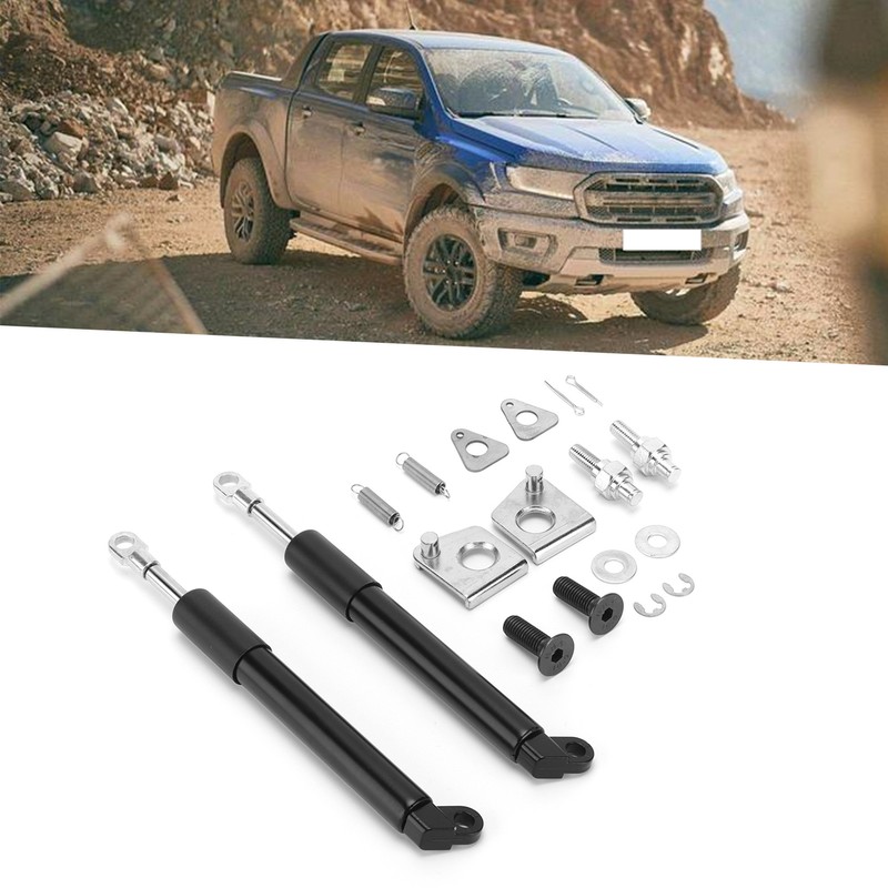 2PCS Hydraulic Trunk Support Smooth Drop Carbon Steel Replacement for