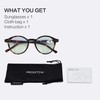 Zenottic Blue Light Blocking Glasses, Anti Dizzy Glasses Women and