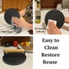 Evelots Cast Iron Burger Press - Heavy Duty Pre-Seasoned Burger