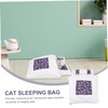 DRESSOOS Cat Sleeping Bag Cat Bed Warm Cat Nest Fluffy