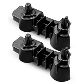 A Pair Front Bumper Brackets Compatible with Nissan Maxima Sedan 2009-2015 Replace 62221-9N00A 62220-9N00A Left & Right Side