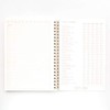 DesignWorks Ink 8.25" x 11.6" Burgundy Textured Paper Twin Wire