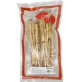 Sweet Post Dried Ladybell Root 16oz, Straight Root Adenophora, Traditional Chinese Soup Herb, No Additives, Resealable Pouch 原枝沙参条