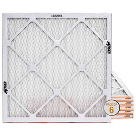 Tiger Tough Air Filters MERV 8 Dust Defense 16x20x1 (Pack of 6) HEPA 500 Air Purifier HVAC AC Furnace Replacement