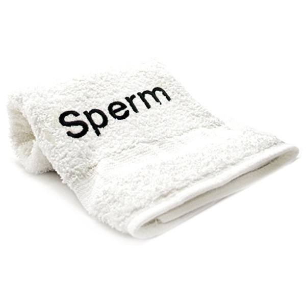 Sperm Embroid Towel