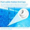Pool Ladder Bumpers for Inground Pool, Pool Ladder Rubber End