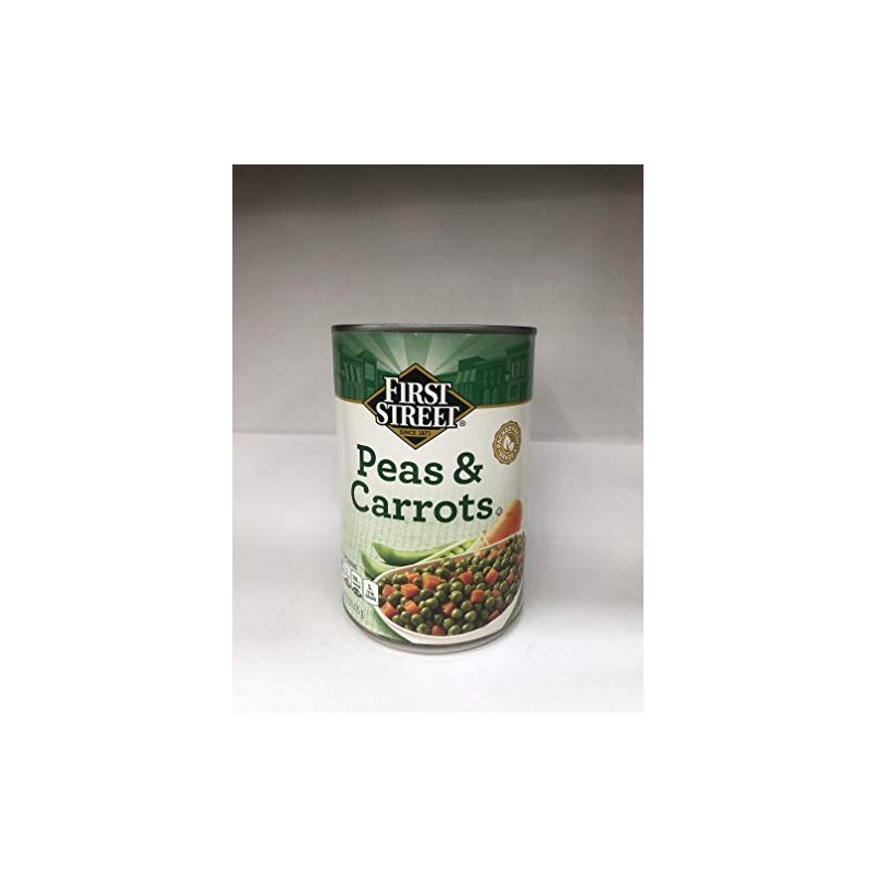 FIRST STREET PEAS & CARROTS NET WT 15 OZ (425G)